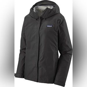 Black Patagonia raincoat Medium
